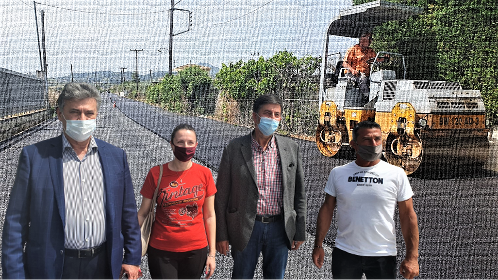 Ασφαλτοστρώθηκε η οδός Αγίας Μαρίνας στον Άσσο: Β.Νανόπουλος: Συνδέουμε τον Άσσο με τον Προαστιακό